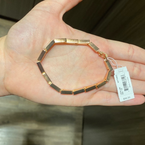 [SOLD]Kendra Scott Leon Link Bracelet In Rose Gold - Picture 2 of 4